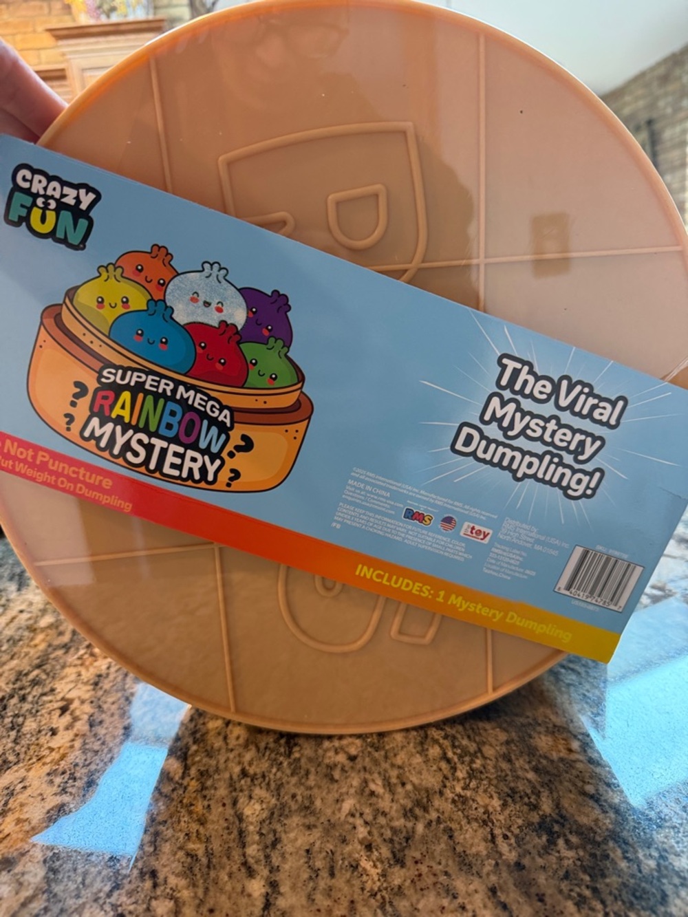 *VIRAL RARE* GIANT MEGA DUMPLING Rainbow Mystery Squishy Bun Dumpling 8LB ! - Picture 9 of 9